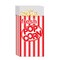 Party Central Club Pack of 12 Red and White Striped Fresh Popcorn Movie Night Bags Decors 9.5"